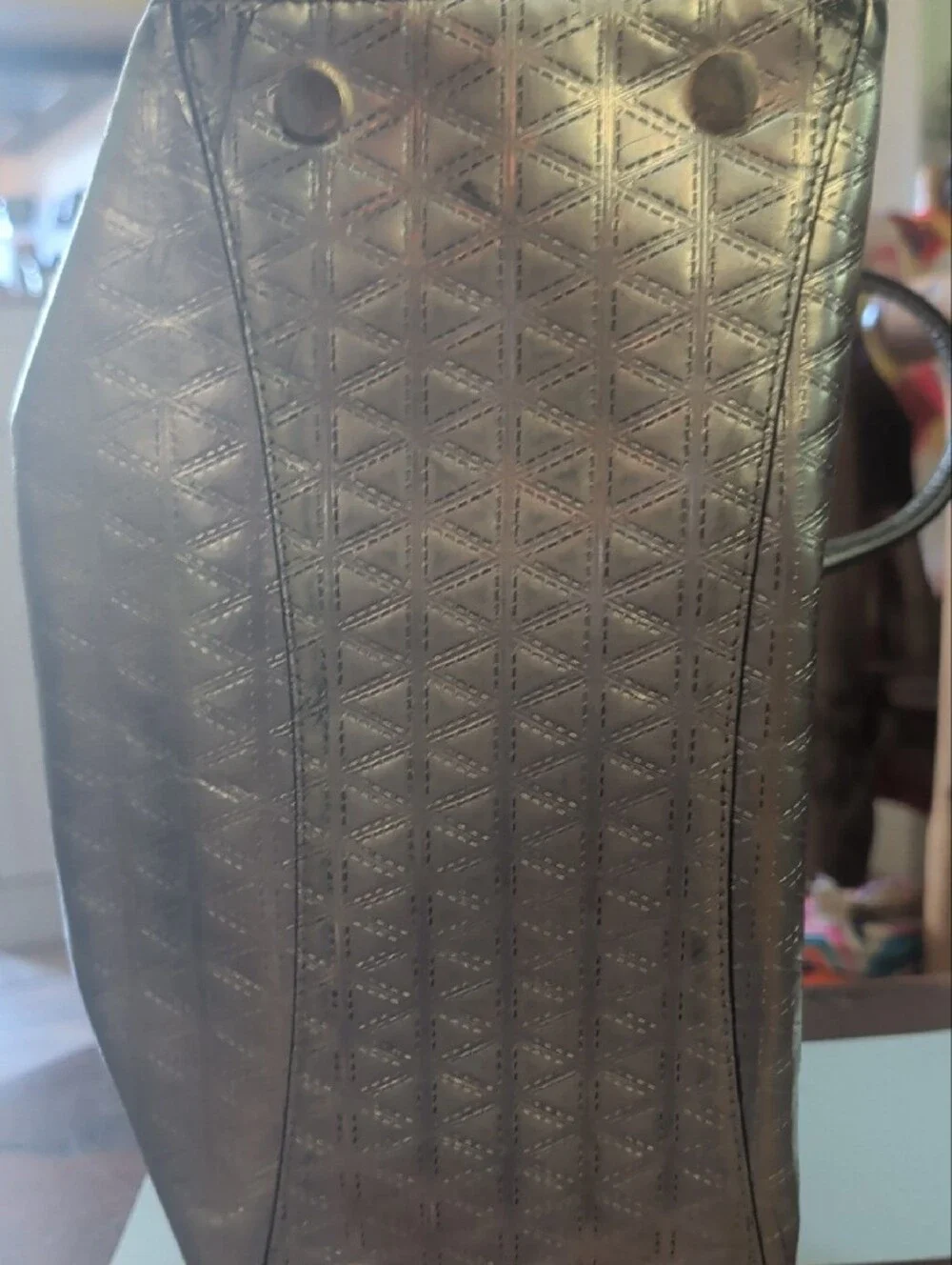 Michael Kors Metallic Gold Shoulder Tote
